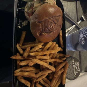 D.C. Cobb's - Spicy chicken sandwich with Cajun fries - Burgers Near Me - McHenry, Illinois