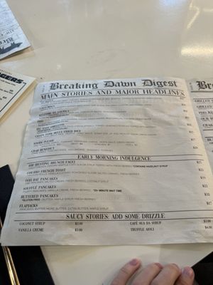 Menu photo 4 Breaking Dawn Brunch Los Gatos, CA Menu photo 4 Breaking Dawn Brunch Los Gatos, CA
