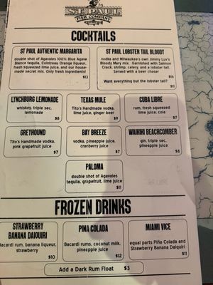 Menu photo 6 St Paul Fish Company Milwaukee, WI