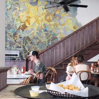 Stanley - Beautiful mural near stairs - Breakfast & Brunch Near Me - New Orleans, Louisiana