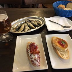 Sardinas - Sardines, tapas, beer