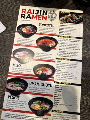 Menu photo 6 Raijin Ramen Tucson, AZ