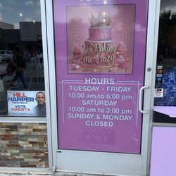 You Baking Me Crazy - Hours of Operation