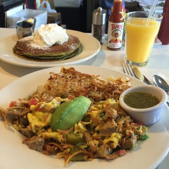 Bea Bea's - Volcano scramble. Spicy chicken sausage in it was so good! - Coffee & Tea Near Me - Burbank, California Bea Bea's - Volcano scramble. Spicy chicken sausage in it was so good! - Coffee & Tea Near Me - Burbank, California