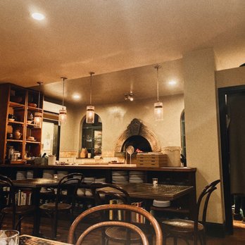 Wickson Restaurant - Sat in the back corner, facing the kitchen. Cozy and perfect. - Tapas/Small Plates Near Me - Philo, California