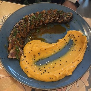 Antikuario Cafe - Tuna and whipped sweet potatoes - Portuguese Near Me - Lisbon, 11