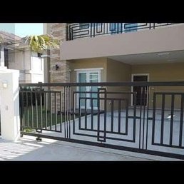 Exterior outside entrance of Metal Solutions Ironworks - Gate outside Exterior outside entrance of Metal Solutions Ironworks - Gate outside