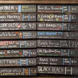 Some of the recent selections. This menu changes regularly.