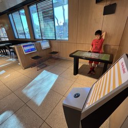 McDonald's - Gaming area & sanitizer wipes