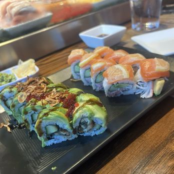 O-Ku - Eel of fortune and Salmon & Lemon Roll - Sushi Bars Near Me - Charleston, South Carolina