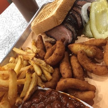The Original Q Shack - More hush puppies! - Barbeque Near Me - Durham, North Carolina