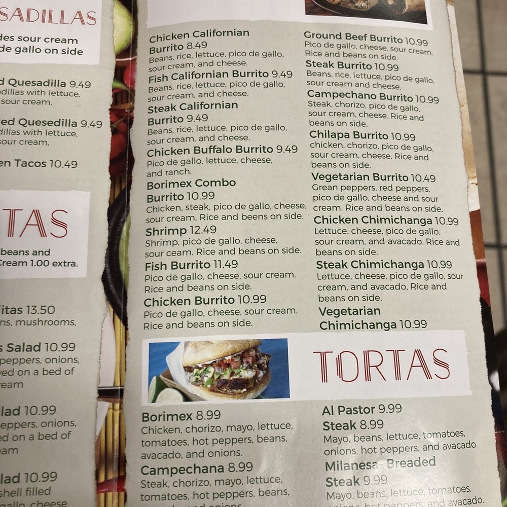 La Borimex Mexican Restaurant - Menu - Mexican Near Me - Ephrata, Pennsylvania La Borimex Mexican Restaurant - Menu - Mexican Near Me - Ephrata, Pennsylvania