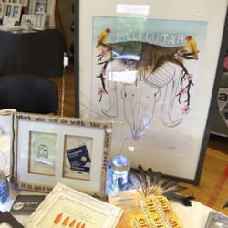 North Down Craft Collective - Tara Mullan art stall at August 2016 market