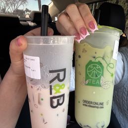 Horchata Milk Tea & Green Thai Milk Tea Horchata Milk Tea & Green Thai Milk Tea