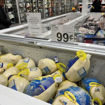BJ's Wholesale Club - Turkey price (99 cents per pound) starting Monday of Thanksgiving week - Grocery Near Me - Dedham, Massachusetts BJ's Wholesale Club - Turkey price (99 cents per pound) starting Monday of Thanksgiving week - Grocery Near Me - Dedham, Massachusetts