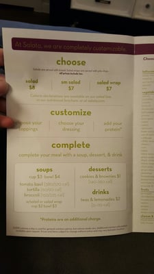 Menu photo 8 Salata Irving, TX