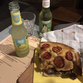Al Contadino Sotto Le Stelle - 2 soda (left: limonata; right: cedrata) + a vegetarian sandwich - Italian Near Me - Berlin, BE Al Contadino Sotto Le Stelle - 2 soda (left: limonata; right: cedrata) + a vegetarian sandwich - Italian Near Me - Berlin, BE