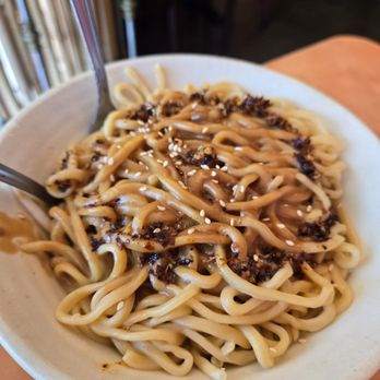 Enjoy Vegetarian Restaurant - #82. Spicy Tan Tan Noodle w/ Peanut Sauce - Chinese Near Me - San Francisco, California Enjoy Vegetarian Restaurant - #82. Spicy Tan Tan Noodle w/ Peanut Sauce - Chinese Near Me - San Francisco, California