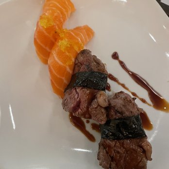 Sushi Hachi - Salmon nigiri and prime beef nigiri - Sushi Bars Near Me - Washington, DC, District of Columbia Sushi Hachi - Salmon nigiri and prime beef nigiri - Sushi Bars Near Me - Washington, DC, District of Columbia