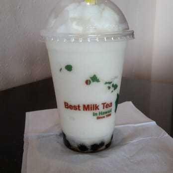 Coffee or Tea? - Lychee Smoothie with tapioca - Bubble Tea Near Me - Aiea, Hawaii