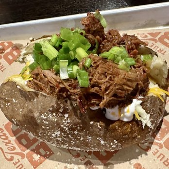 True Texas BBQ - Brisket Baked Potato - Barbeque Near Me - Irving, Texas