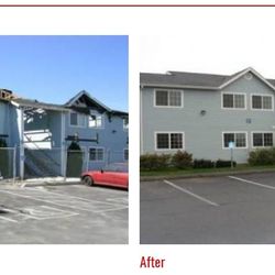 1st Choice Restoration - Before and After Photos: Fire damage