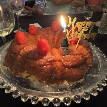 Dwight's Bistro - Birthday cake - French Near Me - Jacksonville Beach, Florida