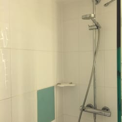 The shower itself.