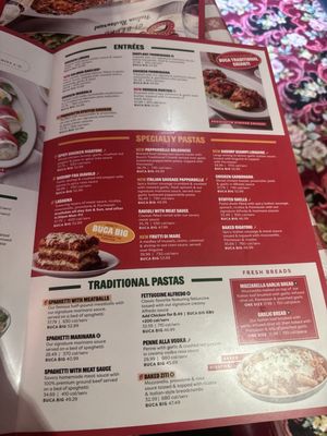 Menu photo 2 Buca di Beppo Italian Restaurant Orlando, FL