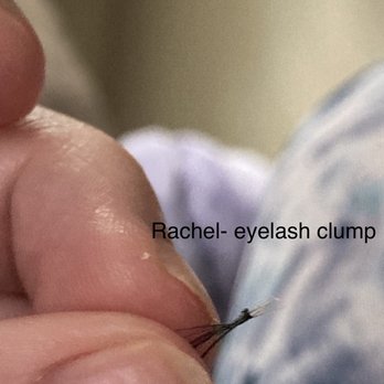 Amazing Lash Studio - Rachel's eyelashes grouped together into one extension - Eyelash Service Near Me - Burke, Virginia