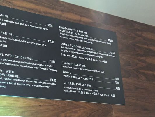 Menu photo 5 Coffeebar - Olympic Valley Olympic Valley, CA
