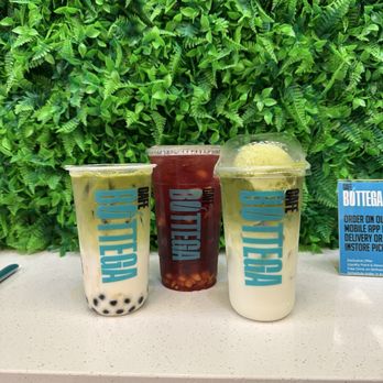 Cafe Bottega - Coco Matcha Latte, Matcha Affogato, Strawberry iced Tea - Coffee & Tea Near Me - Riverside, California
