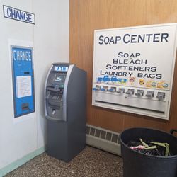 Harbor Wash Board - Change machine and ATM work great. Soap and dryer sheet vending machine has 3 of 8 slots out-of-order long term.