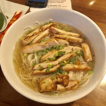 Bistro On Bridge - Pho chicken soup. It's was ok Nothing special, the noddles wasn't tender and the chicken too... Disappointing - New American Near Me - Phoenixville, Pennsylvania Bistro On Bridge - Pho chicken soup. It's was ok Nothing special, the noddles wasn't tender and the chicken too... Disappointing - New American Near Me - Phoenixville, Pennsylvania