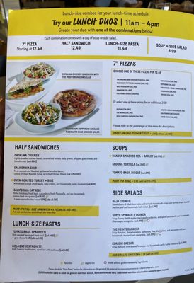 Menu photo 6 California Pizza Kitchen Laguna Niguel, CA