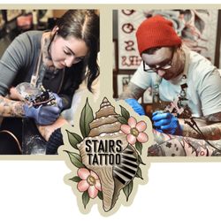 Stairs Tattoo - Caitlin and Curtis Stairs