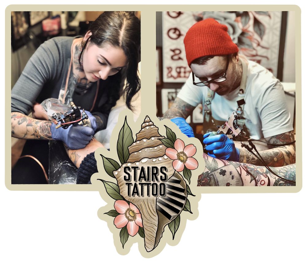 Stairs Tattoo Logo