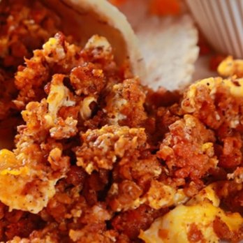 Chilo's Tacos and Mariscos - Chorizo & eggs burrito - Tacos Near Me - Lemoore, California