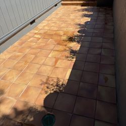 Water Works Solutions - Clean pavers after wash