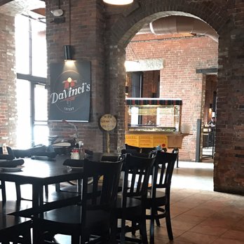DaVinci's Eatery - Neat doorways and window features in this building. - Italian Near Me - Lewiston, Maine