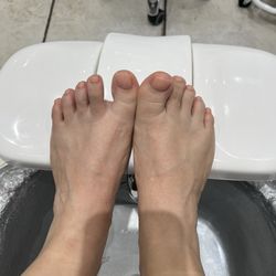 Crystal Nails and Spa - So dam fine neutral fresh toesies