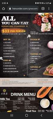 Menu photo 5 Tai Chi Iron BBQ Rochester, NY Menu photo 5 Tai Chi Iron BBQ Rochester, NY