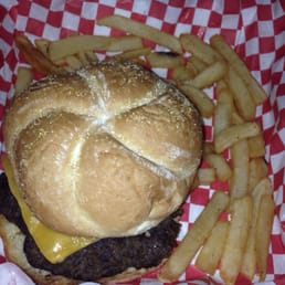Bun looks to have freezer burn on it. Son liked fries but they are NOT fresh or homemade. Frozen!