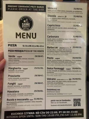Menu photo 1 Same Krafty Warsaw, MZ