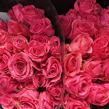 Costco Wholesale - Can you guess how many pink roses are there on each bouquet? ;) To all Mothers out there...they are for you. - Wholesale Stores Near Me - Burbank, California