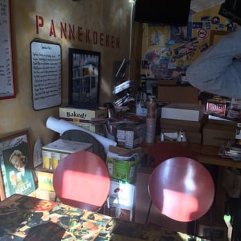 Cafe Bean - This is their messy and cluttery dining area. - Breakfast & Brunch Near Me - San Francisco, California