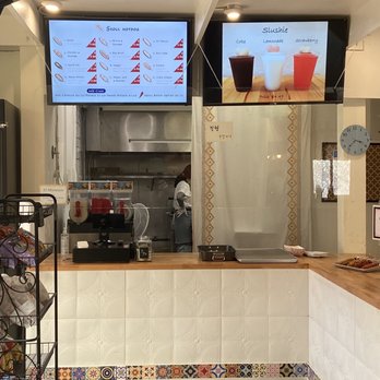 Seoul Hotdog - order stand with menus - Hot Dogs Near Me - Berkeley, California