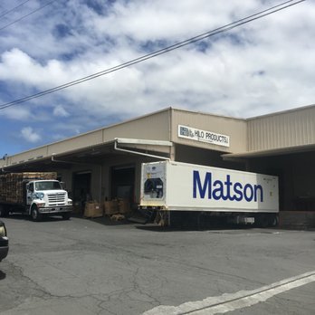 Hilo Products - a moving truck parked in front of a warehouse - Fruits & Veggies Near Me - Hilo, Hawaii