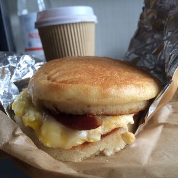 Ellie's - Not the best picture, but, so delicious! Signature Breakfast Sandwich with bacon! - Breakfast & Brunch Near Me - Providence, Rhode Island Ellie's - Not the best picture, but, so delicious! Signature Breakfast Sandwich with bacon! - Breakfast & Brunch Near Me - Providence, Rhode Island