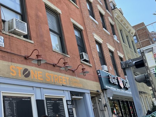 Photo of Stone Street Coffee Company - New York, NY, US. the outside of the building